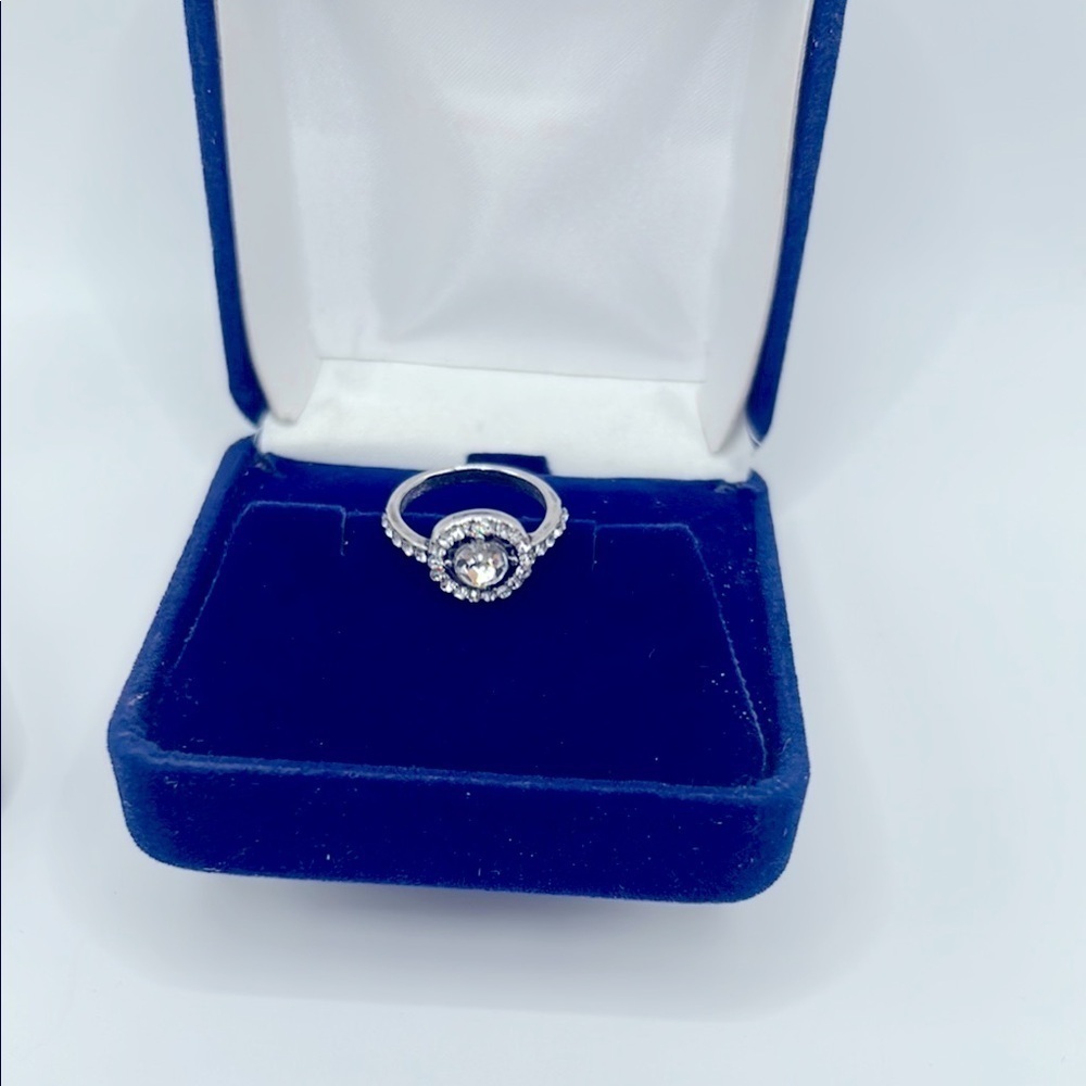 Elegant Crystal Ring Size 4.5​​​​​ - Picture 3 of 14